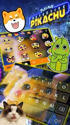 Pokémon Detective Pikachu Keyboard android App screenshot 1